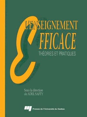 cover image of L'enseignement efficace